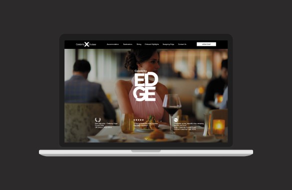 Celebrity Edge microsite