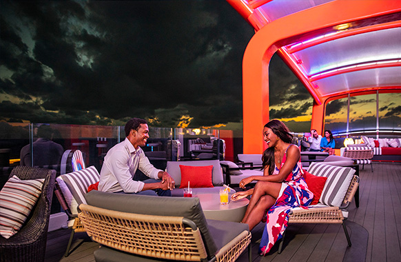 Celebrity Cruises on deck