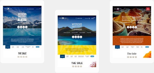 Landing page designs